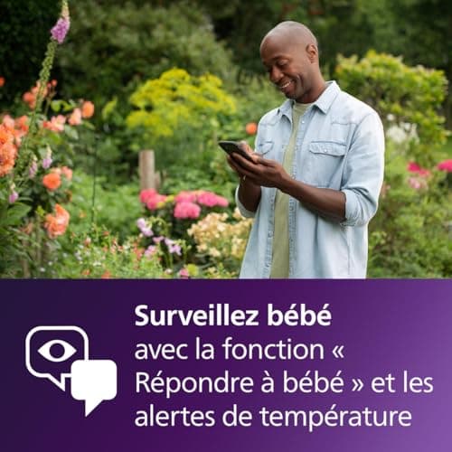 Philips Avent Baby Monitor with Full HD 1080p Camera (Model SCD923/26) - Image 7
