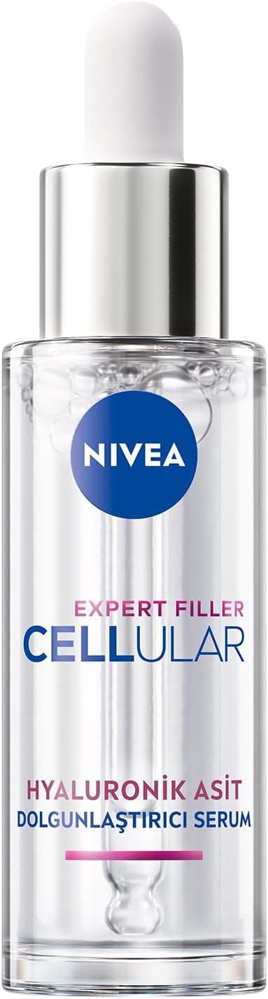 NIVEA Sérum Hyaluronique Repulpant Cellular Expert Filler (30 ml), Sérum Léger et à Absorption Rapide, Sérum Anti-Rides Non Adhésif avec 20% d'Élixir Hydra - Image 1