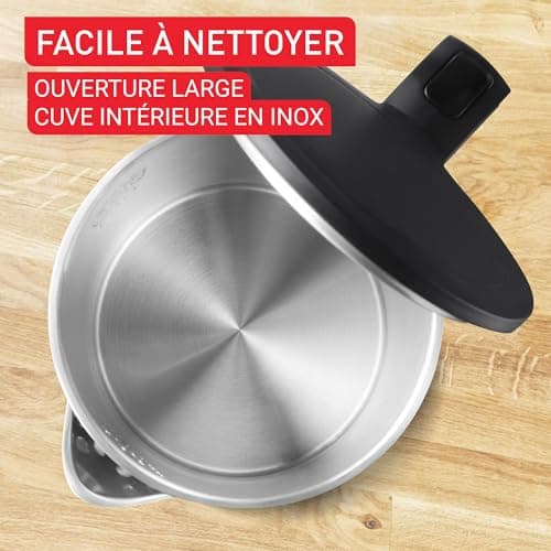 Tefal Thermo Protect Electric Kettle, Safe to Touch, 1500W, Black and Stainless Steel Interior, KO1408E0 - Image 8
