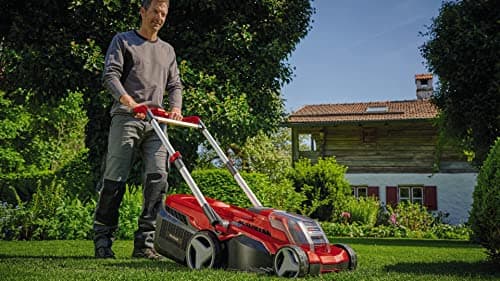 Einhell Professional RASARRO 36/38 Power X-Change Cordless Lawnmower (36V, 6-Position Cutting Height, Mulching, Carbon Free Motor) Comes with 2 x 4.0Ah Batteries and Fast Charger - Image 5