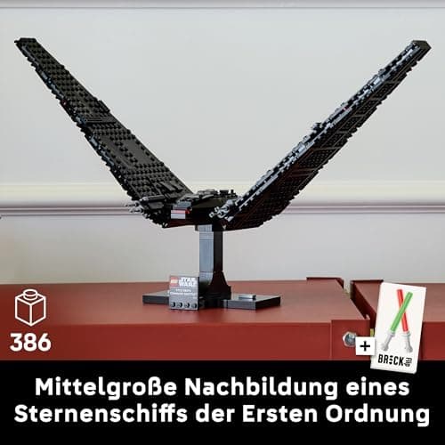 Lego Star Wars Kylo Ren Command Cabin - Kylo Ren Lego Shuttle with Printed Tiles, Lego 75406 - Image 3