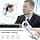 New Bee Handsfree Bluetooth Headset, Wireless Bluetooth Headset with Microphone 60 Days Standby Hands Free Headset with Microphone for iPhone Samsung, HTC, LG, Sony, PC (White) - Image 4
