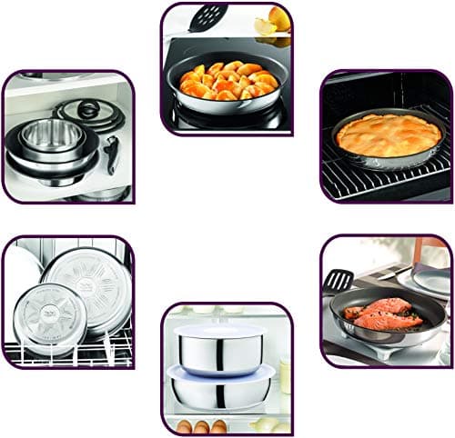 Tefal Ingenio Preference Stainless Steel Saucepans 16/20 cm (1.6/2.6 L) Induction + Removable Induction Handle L9408802 - Image 7