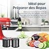 Attachment Slicer and Shredder Grater for KitchenAid Mixer on Stand - Cheese Grater, Vegetable Chopper, Fruit/Salad Cutter - Vegetable Cutter Accessory with 5 Blades per MMOBIEL - Image 8