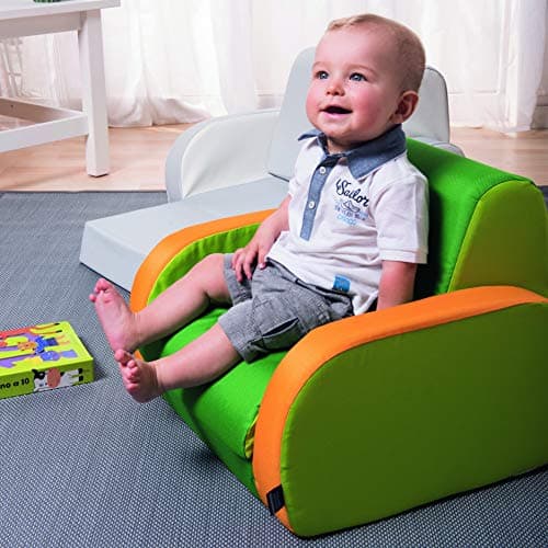 Chicco Twist Children's Armchair Convertible to Sun Lounger and Sofa with 3 Configurations, Transforms into 1 Movement - for 12 Months and Up - Dune - Image 3