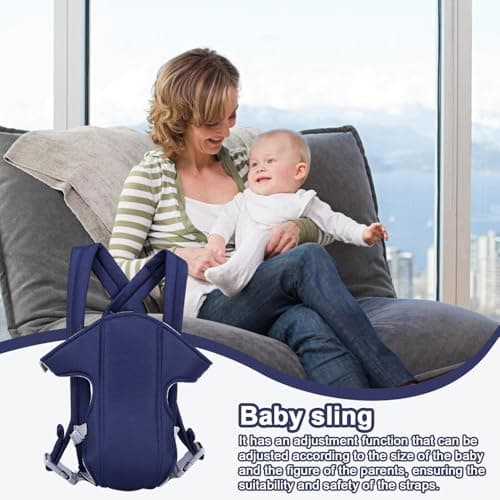 Porte-bébé, coussin ergonomique réglable - support ergonomique léger pour le transport des - pour maman, randonnée, marche, voyage, avion et extérieur - Image 7