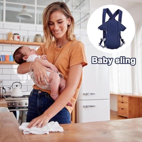 Porte-bébé, coussin ergonomique réglable - support ergonomique léger pour le transport des - pour maman, randonnée, marche, voyage, avion et extérieur - Image 4