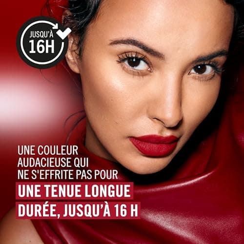 Rimmel London Lasting Mega Matte Liquid Lipstick, Longwear, Moisturizing, Vegan Formula - 500 - Fire Starter, 8 Milliliters - Image 6