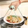 1 Pack Hot Food Tongs Oven Tongs for Moving Hot Plate Bowl Tray Instant Pot (Green) - Image 5