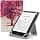 MoKo Universal Case for 6" 6.8" 7" Kindle eReaders Fire Tablet-Kindle/Kobo/Voyaga/Lenovo/Sony Kindle E-Book E-Reader Tablet, PU Case with Adjustable Stand and Hand Strap, Watercolor Landscape - Image 2