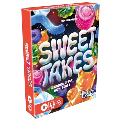 Hasbro Gaming Sweet Takes, Card Game - French Version, Strategic Board Game for Kids, Teens and Adults, Fast and Fun Family Game on the Theme of Sweets, Board Games - Image 6