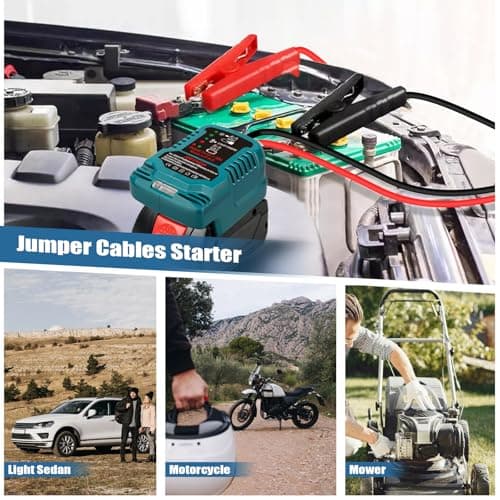 Car Jump Starter Adapter for Bosch Professional Battery 18V GBA 11AWG Cable Converted to Car Jump Starter, Starter Kit Cable for Car Battery (No Battery) - Image 6
