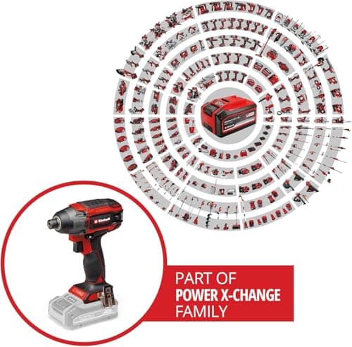 Einhell Professional TP-CI 18-220 Li BL-Solo Power X-Change Cordless Impact Driver (18 V, 220 Nm, Carbon Free Motor, Hex Socket Bit Holder, Variable, Without Battery) - Image 3