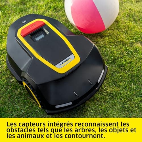 Kärcher RCX 6 robot lawnmower, without bounding cable, mowing area: 3,000 m², up to 70% gradient, all-wheel drive, obstacle detection, GPS + RTK + camera - Image 6