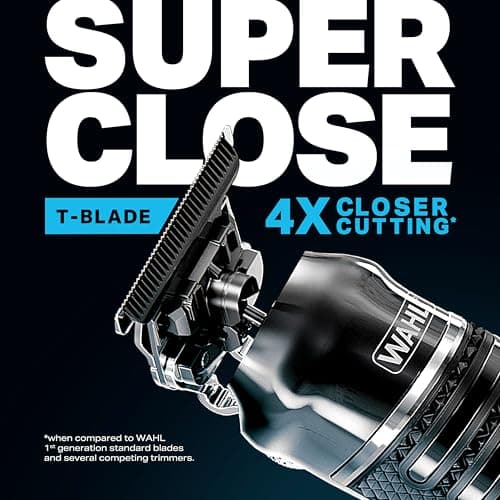 Wahl Pro Series High Visibilty Trimmer, Close Cut Blade, Lithium-Ion, Fully Washable Beard Trimmer, Grooming Kit, Interchangeable Heads, Wireless, Close to Skin Cut - Image 8