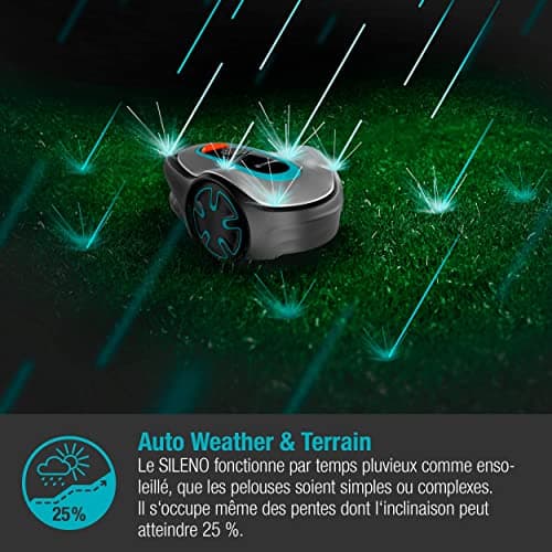 Gardena Robot Mower SILENO minimo 250 m²: Smart Lawnmower with Optimal Connectivity Programmable with the Gardena Bluetooth® app, Version FR/NL (15201-26) - Image 7