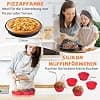 22CM Air Fryer Accessories for Philips 2000 Series 6.2L NA230, 7.2L, Ninja MAX PRO 6.2L AF180EU, Cosori Turbo Blaze 5.5L 6L 6.2L, 8PCS Reusable Silicone Mould Air Fryer Accessories, BPA Free - Image 6