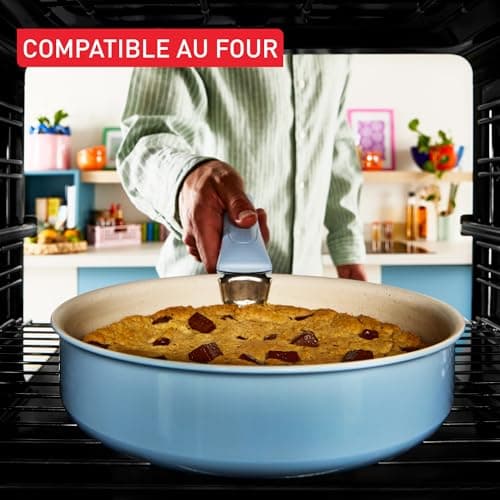 Tefal Ingenio Serenity, 11-Piece Cookware Set, Non-Stick Coating, Secure Removable Handles, Stackable Design, Induction, L828SB04 - Image 6