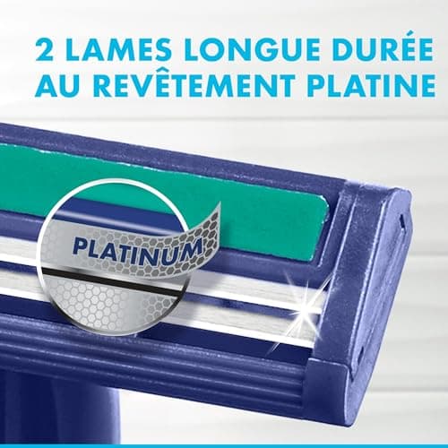 Gillette Blue II Plus Disposable Razors x 20 with Lubricating Strip and Two Ultra-Sharp Blades for 5 Close-Up Shaves - Image 5