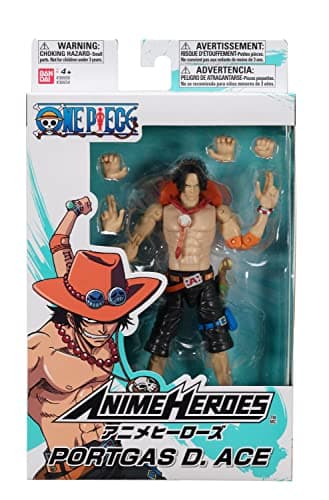BANDAI - Anime Heroes - One Piece - Portgas D. Ace Figure 17 cm - Officially Licensed One Piece - Action Figure Ace - 36934 - Image 3