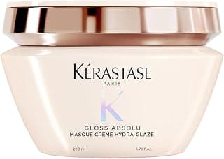 KÉRASTASE Gloss Absolu - Masque Crème Hydra-Glaze - Masque Hydra-Nourrissant Anti-Frisottis - Acide Hyaluronique