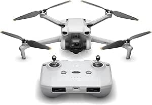 DJI Mini 3 - Lightweight Foldable Mini Camera Drone with 4K HDR Video, 38 Minute Flight Time, Real Vertical Plug and Smart Functions