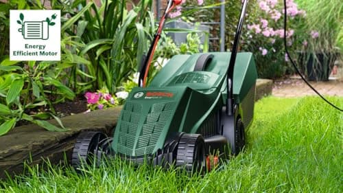 Bosch Tondeuse à Gazon Filaire EasyRotak 32-235 (Moteur de 1 200 W, Largeur de Coupe : 32 cm, bac de ramassage 31 litres, pour Les Petits Jardins) - Image 4