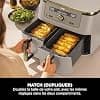 Ninja Air Fryer Dual Zone MAX Digital, Large Capacity Hot Air Fryer, 9.5 L, Oil Free, Air Fry, Crispy max, Bake, Roast, Dehydrate, Warm, Stone/Gold, DZ400EUSTGD - Image 5