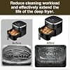 Vicloon Air Fryer Splash Guard Cover for Air Fryer Reusable Silicone Protector for Cosori 5.5/6/6.2L Philips HD9285/HD9270 - Image 5