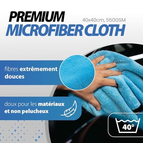 detailmate Menzerna Car Polishing Kit Heavy Cut 1000 + Medium Cut 2500 + Super Finish 3500 + Microfibre Cloth 550 GSM + Sonax Brilliant Shine Detailer - Image 8