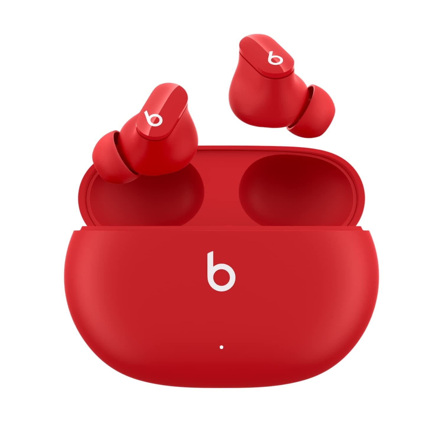 Beats Studio Buds - Full Wireless Noise Cancelling Headphones - Sweatproof Headphones Compatible with Apple and Android Devices - Bluetooth® Technology - Red - Image 1
