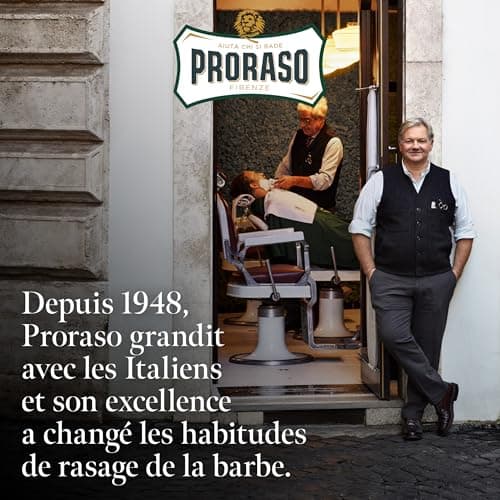 Proraso | Baume Après-Rasage Rafraîchissant (flacon de 100 ml) – Soin visage homme sans alcool à l'huile d'eucalyptus et menthol – Fabriqué en Italie - Image 8