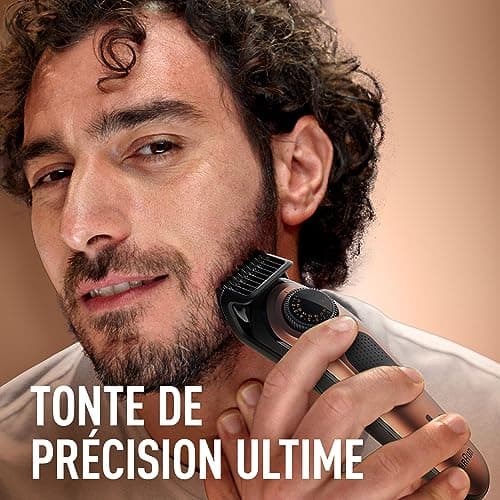 King C.Gillette Tondeuse A Barbe Electrique Homme PRO Avec Molette De Précision Pour 40 Réglages De Longueur, Lames De Longue Durée, Autonomie 80 minutes - Image 3