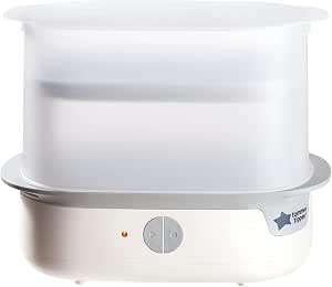 Tommee Tippee Super-Steam Advanced Electric Sterilizer for Up to 6 Bottles, Chemical Free