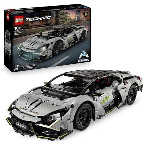 LEGO Technic Supercar Lamborghini Revuelto - Jouet de Construction - Voiture Télécommandée - Maquette avec Phares, Direction & Batterie Rechargeable - Cadeau pour Garçon dès 10 Ans 42214 - Image 2