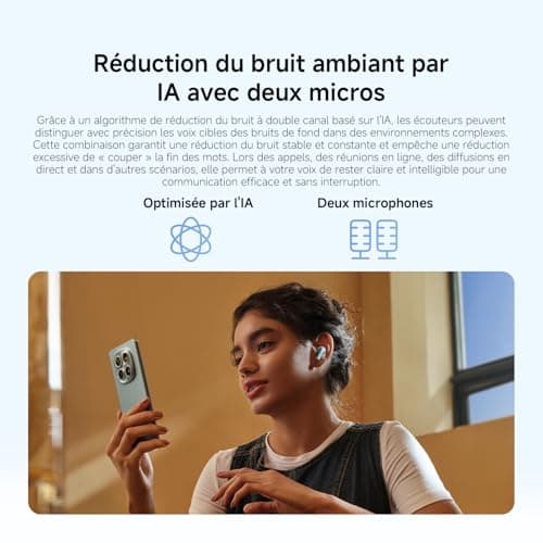 XIAOMI REDMI Buds 8 Lite True Wireless In-Ear Bluetooth Earbuds, Active Noise Cancelling 42 DB, 12.4 mm Speaker Powerful Bass, Up to 36 Hours Playtime, Bluetooth 5.4 Black - Image 7