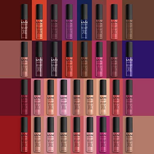 NYX Professional Makeup Soft Matte Lip Cream, Creamy Matte Finish, Ultra-Pigmented Colour, Long-Lasting Wear, Shade: Stockholm (02) - Image 7