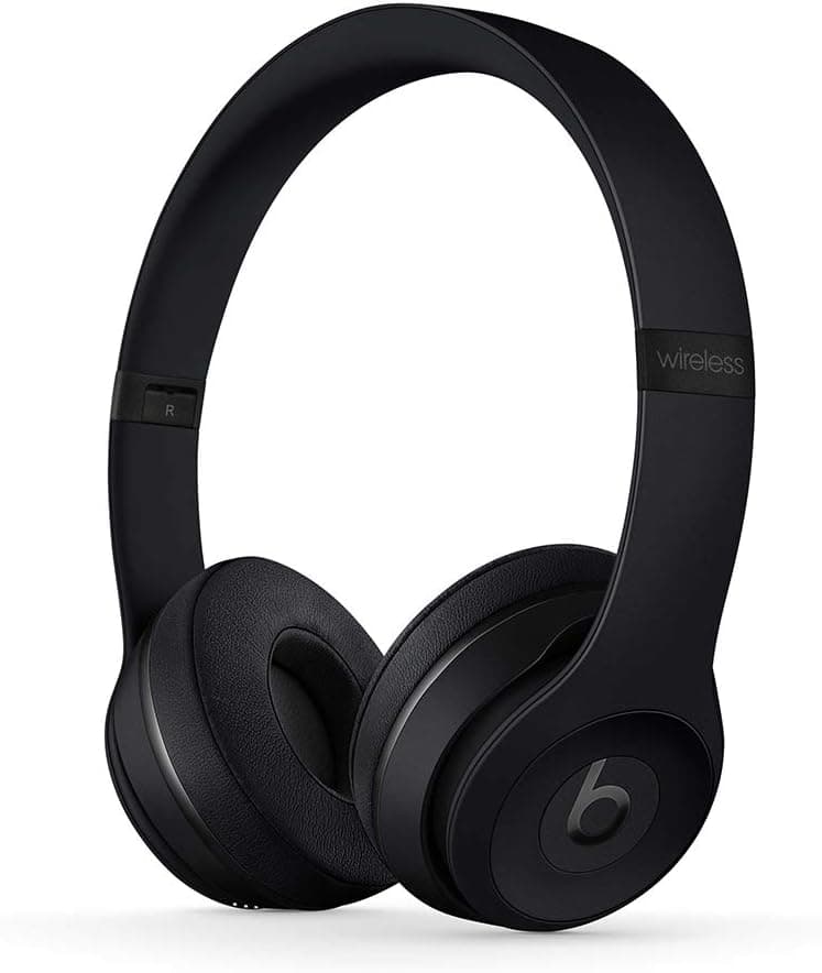 Beats Casque Supra-auriculaire Solo3 sans Fil - Puce Apple W1 pour Casques et écouteurs, Bluetooth Classe 1, 40 Heures d'écoute - Noir