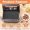 Air Fryer Ninja 10.4L AF500EU Anti Splash Silicone Accessories Compatible with Air Fryer Ninja Foodi 10.4L, Reusable Air Fryer Accessories (One Piece) - Image 4