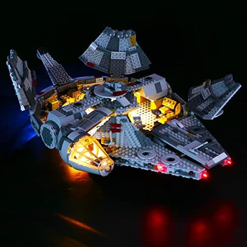 BRIKSMAX LED Upgrade Version Kit for Lego Star Wars Millennium Falcon, Compatible with Lego Model 75257, Construction Model Not Included - Image 4