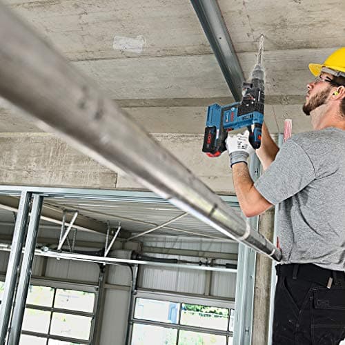 Bosch Professional 18V System cordless drill GBH 18V-26 F (with auxiliary handle, depth stop, cloth, SDS plus interchangeable chuck, L-BOXX) - Image 5