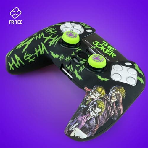 FRTEC Joker Combo Pack PS5 Controller, Hard Shell + Grips + Touchpad Sticker for DualSense, PS5, Officially Licensed - Image 5