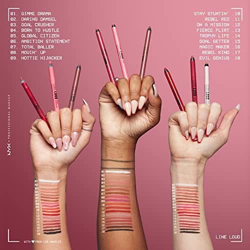 NYX Professional Makeup Global Citizen Matte Lip Liner No Transfer Waterproof No Smudges Long Lasting Vegan Formula Line Loud Lip Liner (05) - Image 6