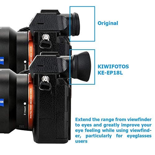 Eyecup for Sony Alpha A7 A7 II A7 III A7R A7R II A7R III A7R IV A7S A7S II A9 A9II A58 A99 II Replaces Sony FDA-EP18 FDA-EP16 FDA-EP15 - Image 6