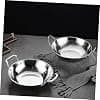 Marmite Cuisine 10 Pouces en Acier Inoxydable, Casserole à Fond Plat Double Poignée, Chauffage Rapide et Résistant la Chaleur, Ustensile Ménager pour Fondues, Usage Domestique - Image 4