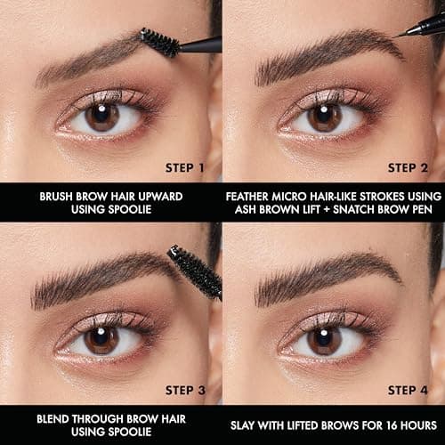 NYX Professional Makeup Feutre à Sourcils Lift & Snatch, Waterproof, Sans Transfert, Teinte : Ash Brown (06) - Image 5