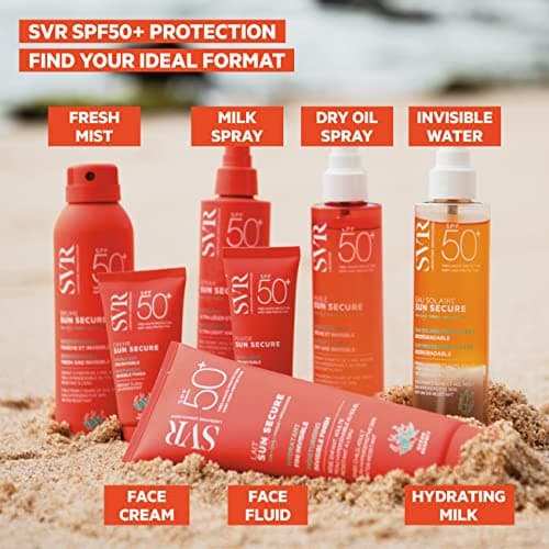 SVR - Sun Secure Fluide SPF50+ - Fluide solaire invisible toucher sec – Très haute protection UVA, UVB, infrarouge & lumière visible – Peaux sensibles – Niacinamide, Vitamine E – 50 ml - Image 8