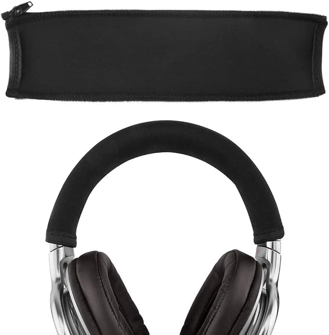 MMOBIEL Replacement Replacement Headphone Headband Cover Compatible with Sony MDR1A MDR-1ADAC/S/B MDR-1ABT MDR-1AM2/B/S MDR1RNC MDR1R MDR1RBT MDR-1R(N) MK2 (Black) - Image 1