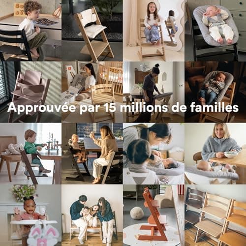 Stokke Tripp Trapp High Chair (Terracotta) with Stokke Tray (White) - Includes Chair + Baby Set 2 for 6-36 Months - Adjustable, Ergonomic and Easy to Clean - Image 5