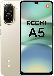 XIAOMI XIAOMI Redmi A5 4G Smartphone, 3+64GB, Gold Color, 6.88" Large Screen, 32MP Main Camera, 5200mAh Battery (typ), without Charger Included